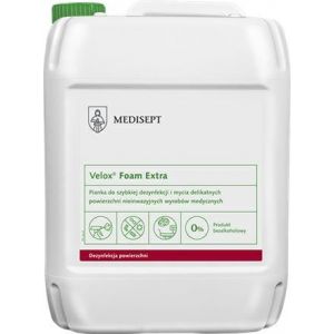 MEDISEPT Velox Foam Extra 5L pianka bezalkoholowa, do dezynfekcji i mycia wyrobów medycznych