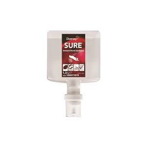 SURE Instant Hand Sanitizer  1,3l ecological foam for hygienic hand disinfection (k/4)