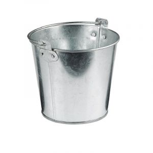 Mini - bucket for serving dia.11 cm h 10 cm galvanised steel