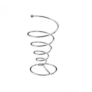 Basket, steel cone stand dia.7xh.14,5cm