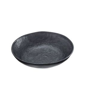 Round bowl Maya stone-like melamine, 31.2x8.5cm, 1600ml, 1pc (k/12)