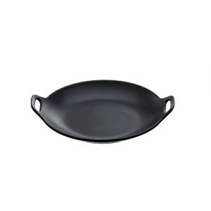 Mini-wok for serving dia. 20x2.5 cm black, melamine, 1 pc. (24)