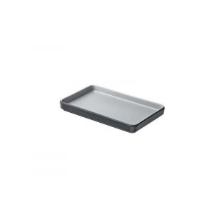 Tenerife rectangular tray 25x12.2x2cm black, melamine, 1pc. (k/24)