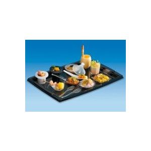 Catering tray PS 275x190 black, 5 pieces