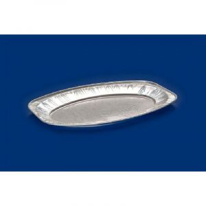 Catering tray ALU 334x234mm oval, op.100 pieces