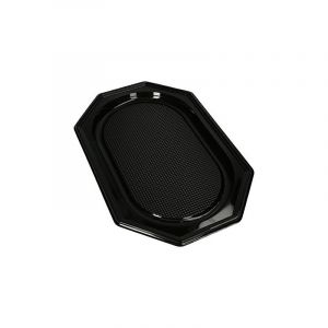 OT45 catering tray 450mm black rPET op. of 10 pieces