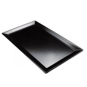 Rectangular tray GN 1/1 53 x 32 x 2,5 cm black melamine