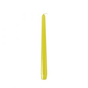 Candle cone 25cm lime diameter 2.2cm, 50 pieces