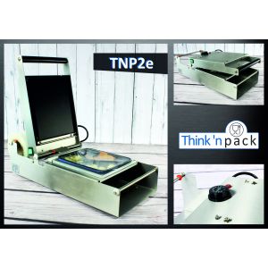 Machine for welding TnP 2e trays without frame for PP, APET, CPET