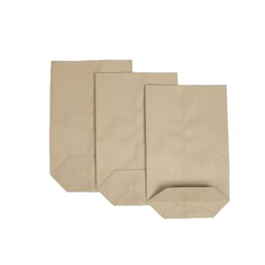 Grey paper bags no 88 for 3kg 24cmx36cm bottom 16cmx9cm, 10kg