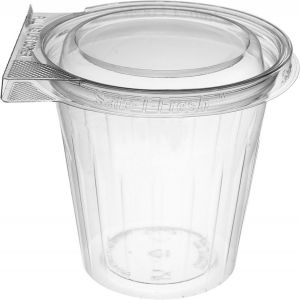 TS rPET cup with seal 0.35l 600pcs flat lid
