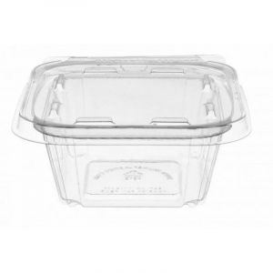 TS rectangular container with seal 350ml 540pcs rPET