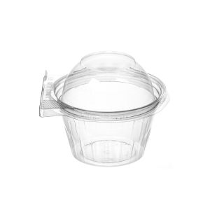 Cup PET 0,25l with seal, convex lid, diameter 110mm, price per 672 pieces