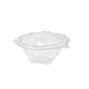 Salad bowl PET V81, round with lid 250 ml, 100 pieces