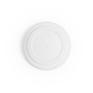 Lid for Espresso cup C-PLA white 62mm VEGWARE completely biodegradable, 50 pieces