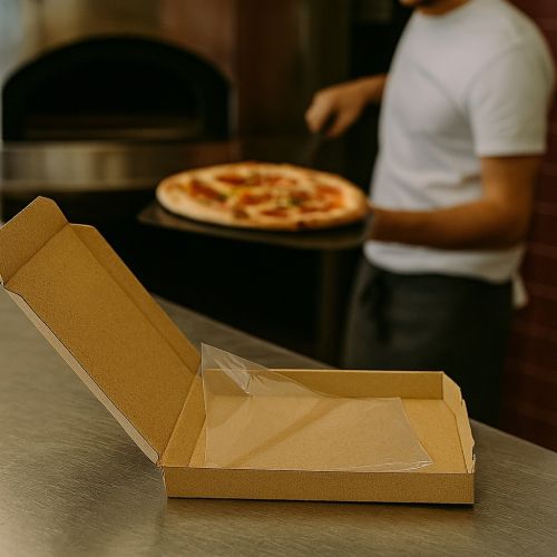 Arkusze przekładki PP 40x40 do pizzy, ciast op. 500 sztuk