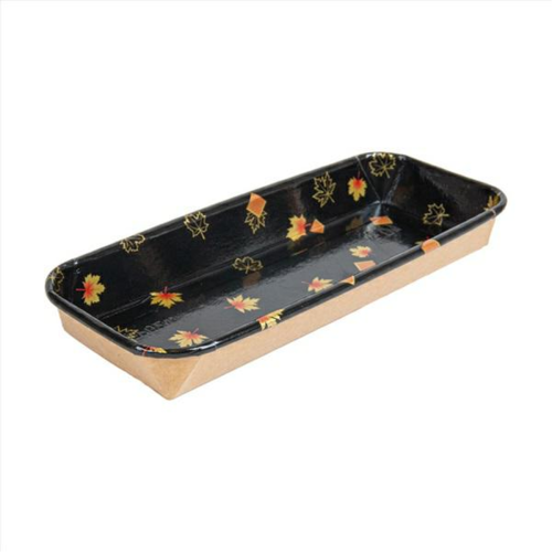 Sushi Box 1 G tray black 22x9x2.4cm op.50pcs. (k/12) OP-02
