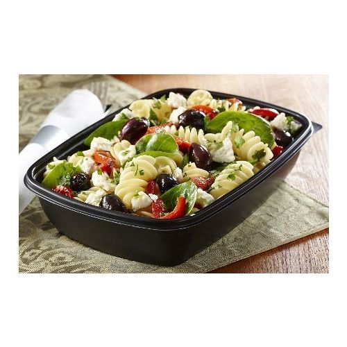 FastPac pojemnik prostokątny 900ml czarny 23x17x5cm op. 75 sztuk