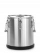 Steel thermos flask for food transportation 15 l - code 710111