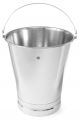 Stainless steel bucket with ring 516720