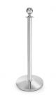 Barrier post, silver c chrome plated