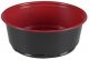 TowerPac round container PP diameter 120mm 250ml, 50pcs black and red
