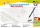 Technical drawing pad, GIMBOO, A3, 10 sheets, 150gsm, white