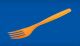 Fork BICOLOR orange, price per pack 20pcs