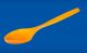 Spoon COLOR orange, price per package 20pcs