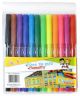Felt-tip Pens GIMBOO, 12 pcs, pendant packaging, assorted colors