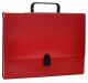 File Box OFFICE PRODUCTS, PP, A4/5cm, with handle and clip lock, claret