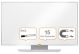 Dry-wipe desktop magnetic whiteboard NOBO Nano Clean™, 90x51cm, panoramic 40