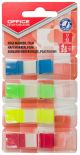 Filing Index Tabs OFFICE PRODUCTS, PP, 12x43 mm, 4x35 tabs, blister, assorted colors