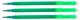 Wkład do długopisu wymazywalnego Q-CONNE CT, 1,0mm, 3szt., zawieszka, zielony