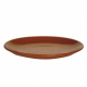 Clay plate, diameter 26.2xh.3 cm terracotta