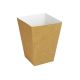 1.3l brown 100pcs chicken/popcorn bucket without print P529