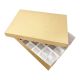 Catering set box COVER, 50pcs 25x35cm h 3cm brown and white TnG