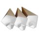 Chip cone with dip space, medium, brown, 300 ml, 180x250 mm, 100 pieces