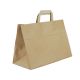 Brown block bag 350x170x245 with a flat handle (wide bottom).