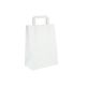 Block bag 220x110x310 BL flat handle (50units) WHITE