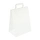 White bag with handle 250x170x340 ideal for welded lunch boxes, price per 1 piece