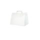 White block bag 320/220/245 with flat holder (wide bottom)