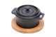 Cast iron soup pot with stand 135x105mm - code 2427747