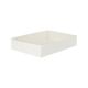Pudełka składane do ciast małe białe, część dolna, wymiary: 20x14x5,5, cena za 100 sztuk