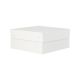 Cake folding boxes large white, bottom part, dimensions: 20x20x9, price per 100 pieces
