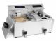 Fryer with digital panel Mastercook with draining tap capacity 2x8l