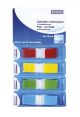 Filing Index Tabs DONAU, PP, 12x45mm, 4x35 tabs, assorted colours