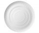 Paper plate TnG white 26 cm, weight 320g, price per 100 pieces