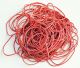 Rubber Bands Q-CONNECT, 100g, diameter 50mm, red