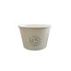 Paper container white 500ml op.50pcs. (k/15) diameter 115mm NO PLASTIC soup, salad, ice cream